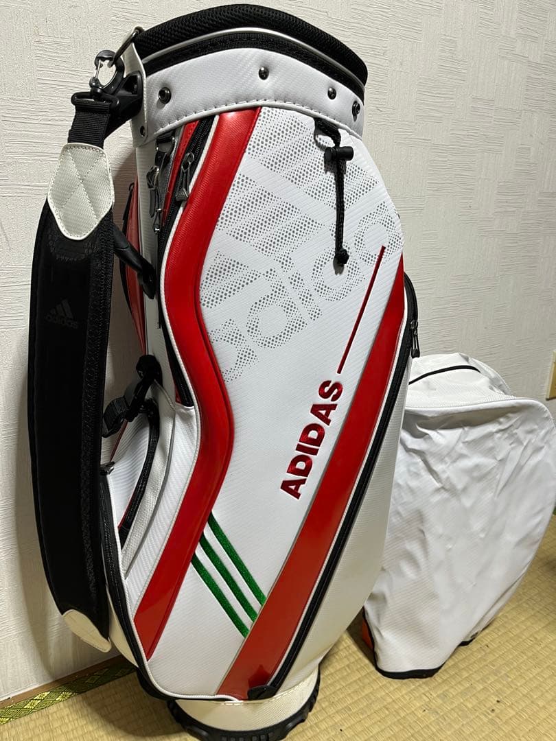 美品！アディダス adidas AWR91 キャディバッグ 9.5型47インチ可