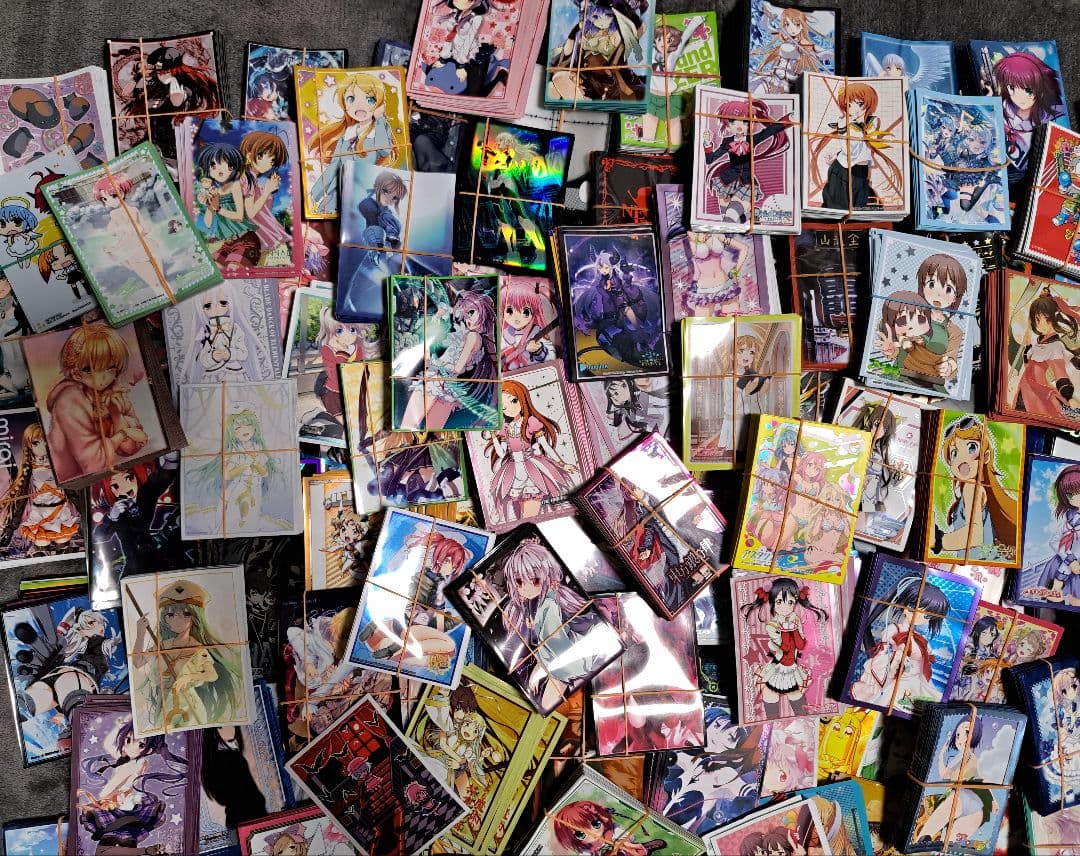 キャラスリーブ まとめ 大量 超大量 無地なし スリーブ カードプロテクター