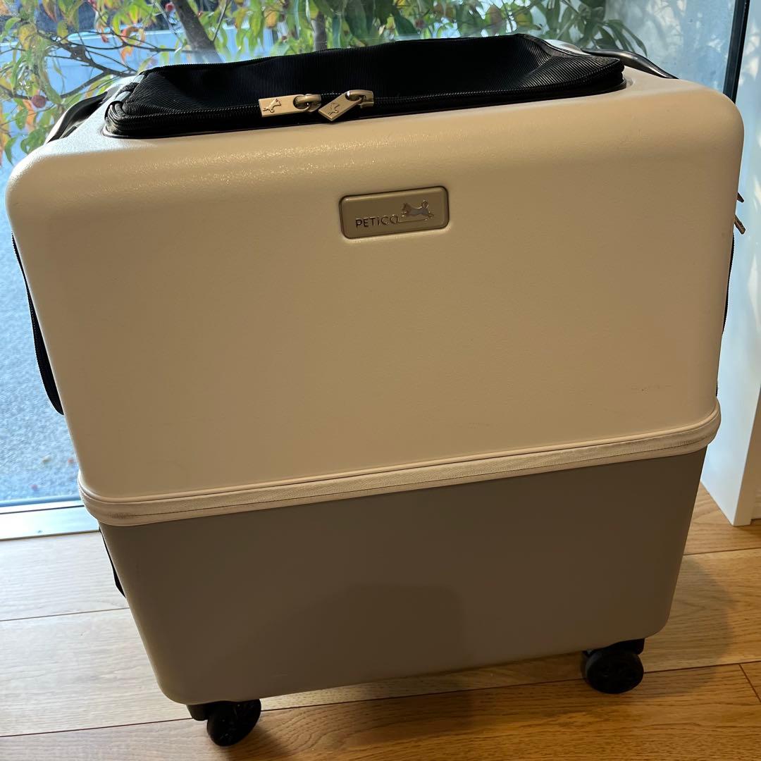 最終セールです！Lサイズ　日本発ペットハードキャリー　「PETiCO（ペチコ）」