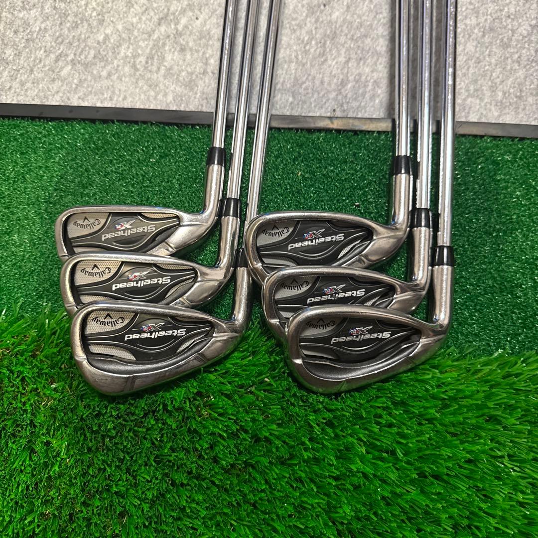 左用　Callaway SteelHeadXR アイアンセット6本（5〜9、P）