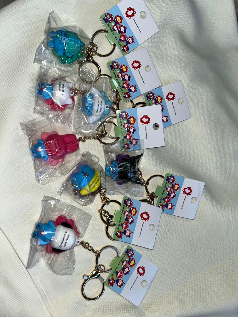 サンリオ ミャクミャク パステルカラーキーホルダー 7点コンプリート