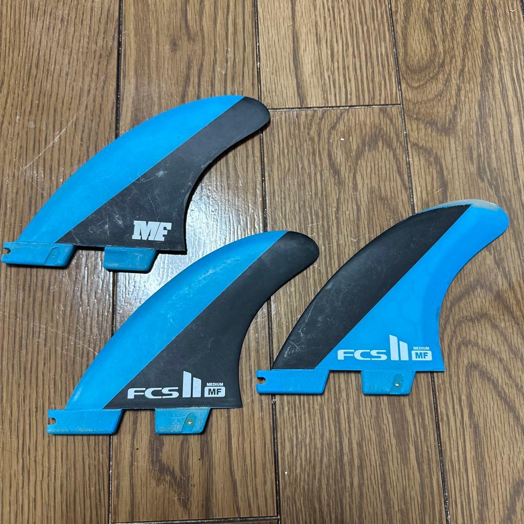 FCS II MF サーフボードフィン 3枚セット　mサイズ