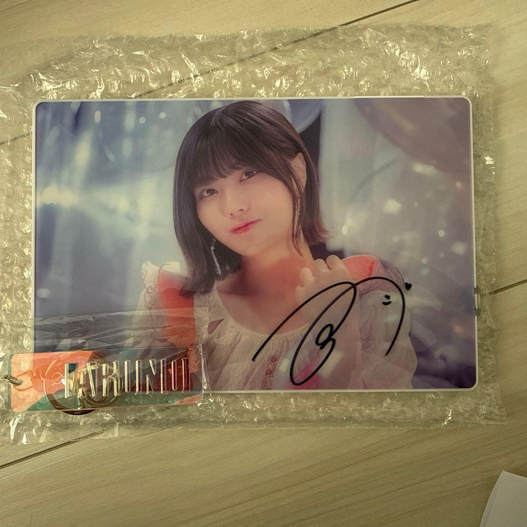 中西アルノ　直筆サイン入りボイス付きフォトスタンド 乃木フェス