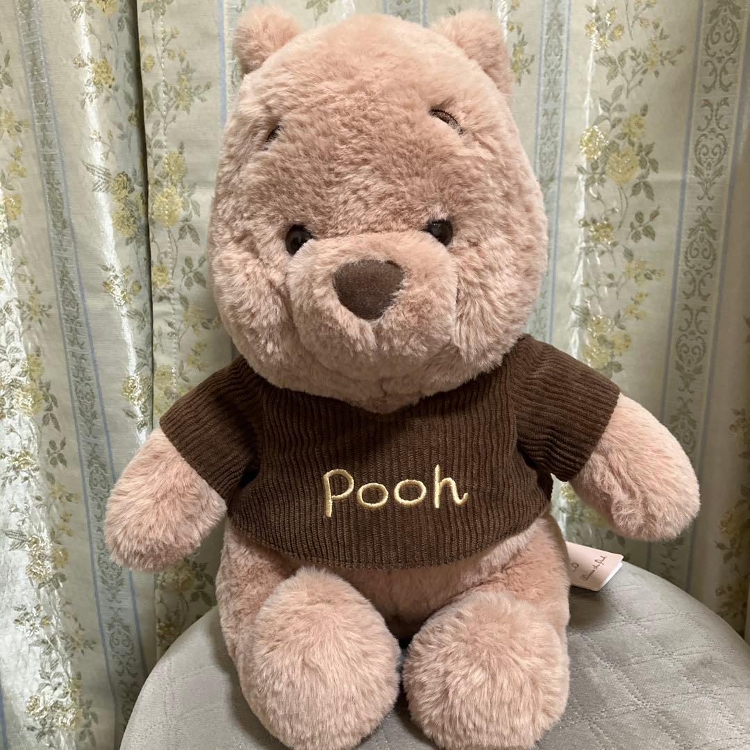 お顔厳選　プーさん ぬいぐるみ GODIVA コラボ　ディズニーストア