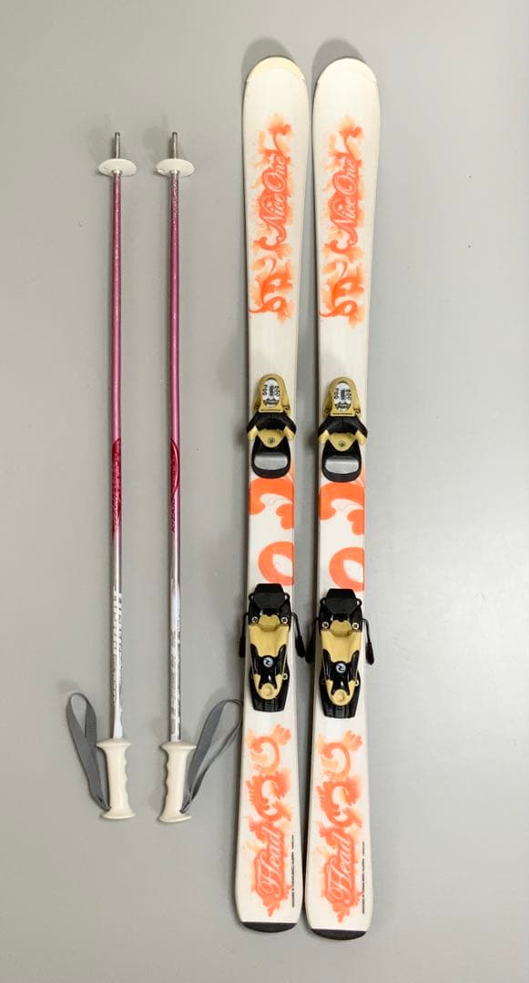 HEAD ジュニアスキーセット　板127cm／ブーツ24cm