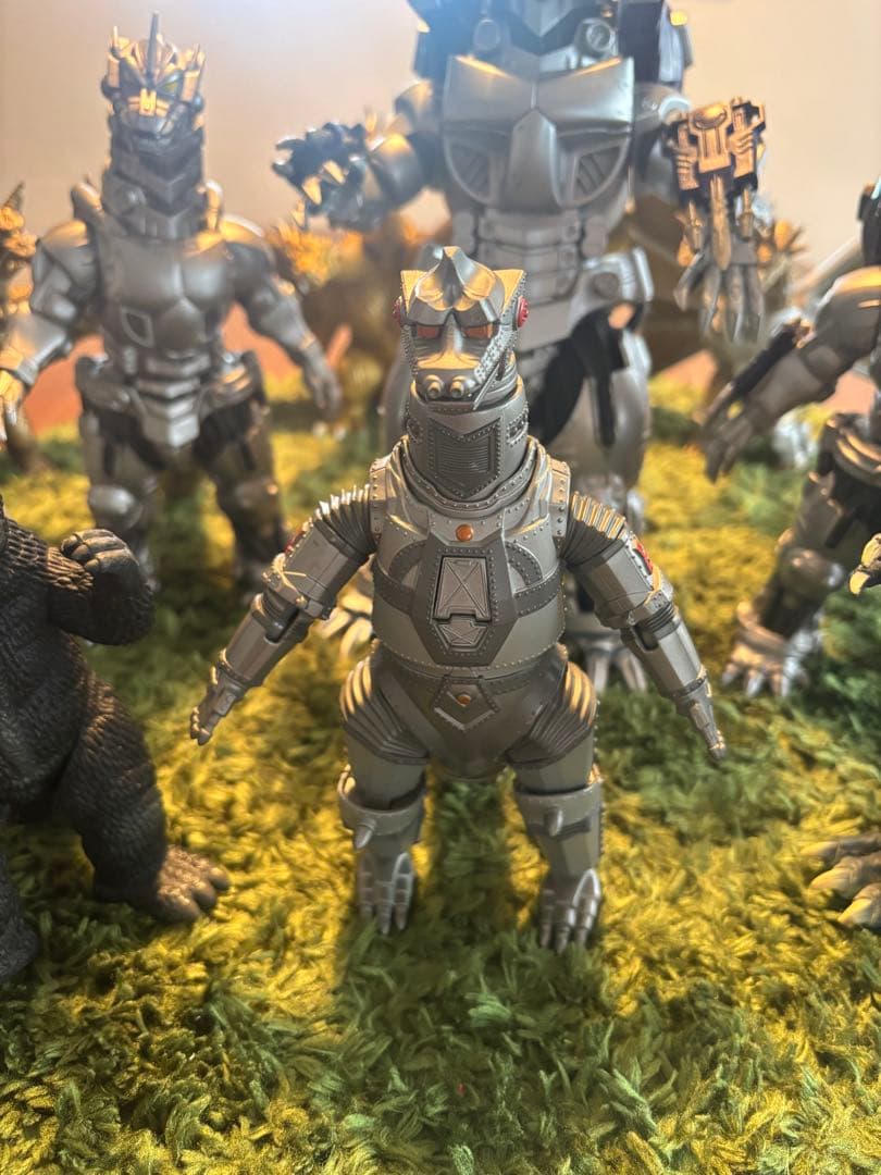 ゴジラ　メカゴジラ　キングギドラ　メカキングギドラ　ソフビ　超合金