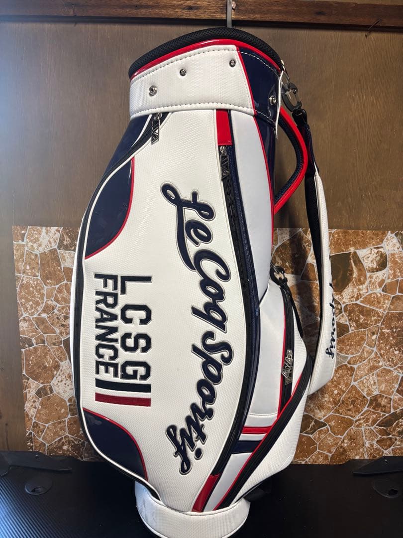 le coq sportif キャディバッグ フード付き ゴルフバッグ