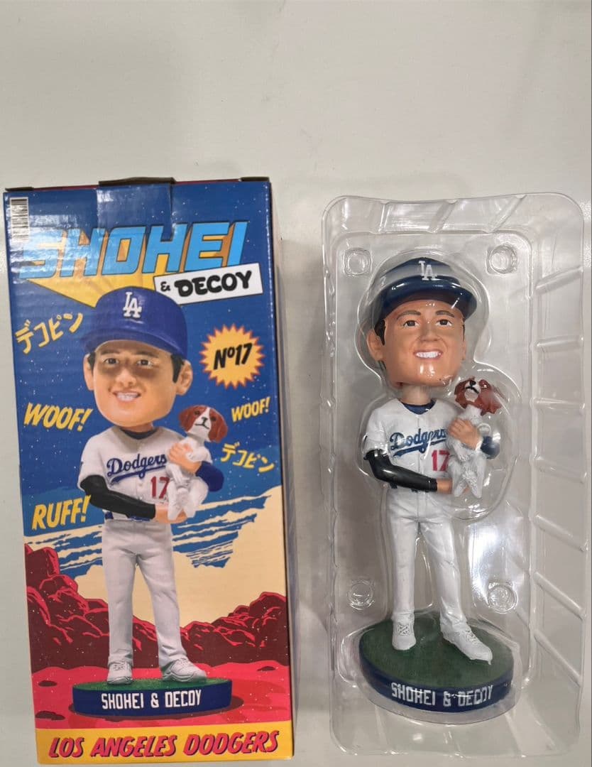 【みー】ドジャース　大谷翔平✖️デコピン　ボブルヘッド　8/28配布分