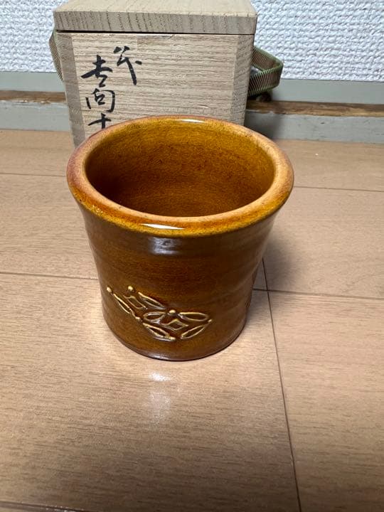 670    八代　吉向十三軒　蓋置　茶道具　未使用