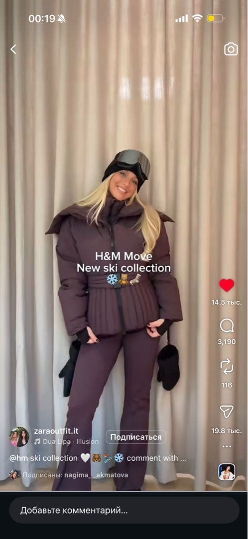 ダークパープル フード付きダウンジャケット