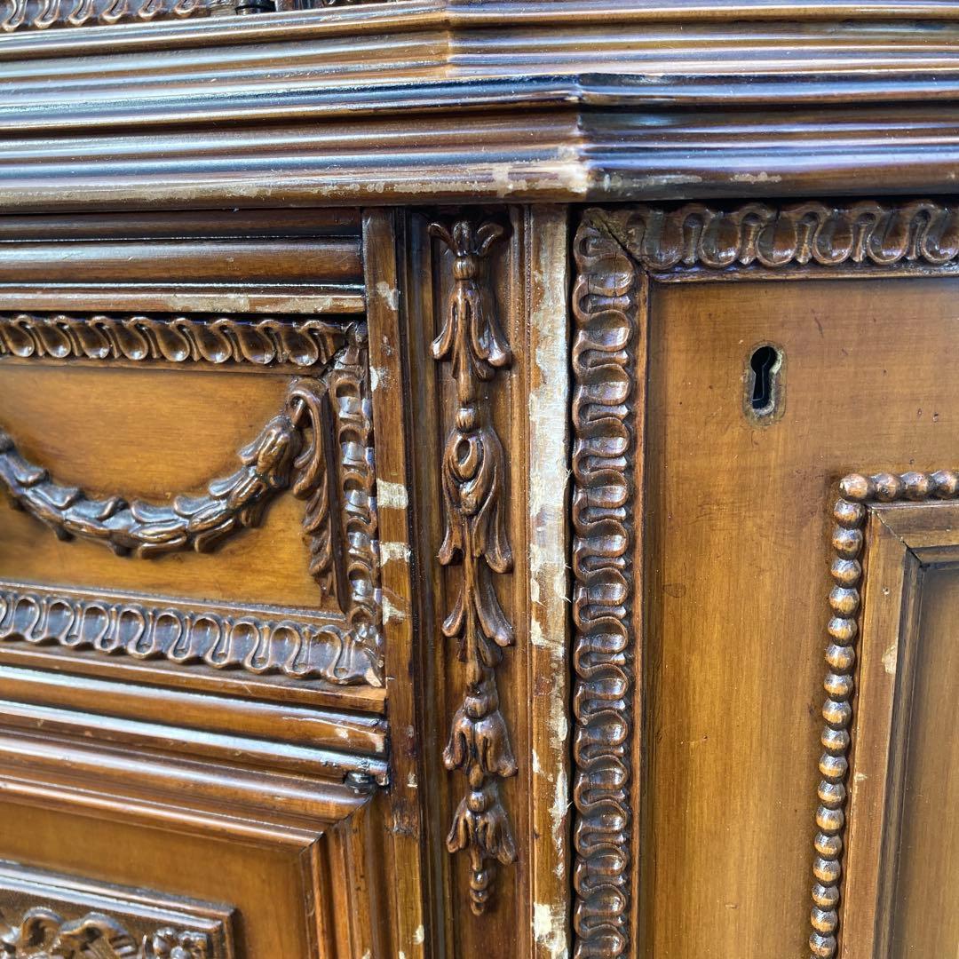 ♡*様 引き取り限定 イタリア製 ロココ 大型 ガラスキャビネット サルタレッリ