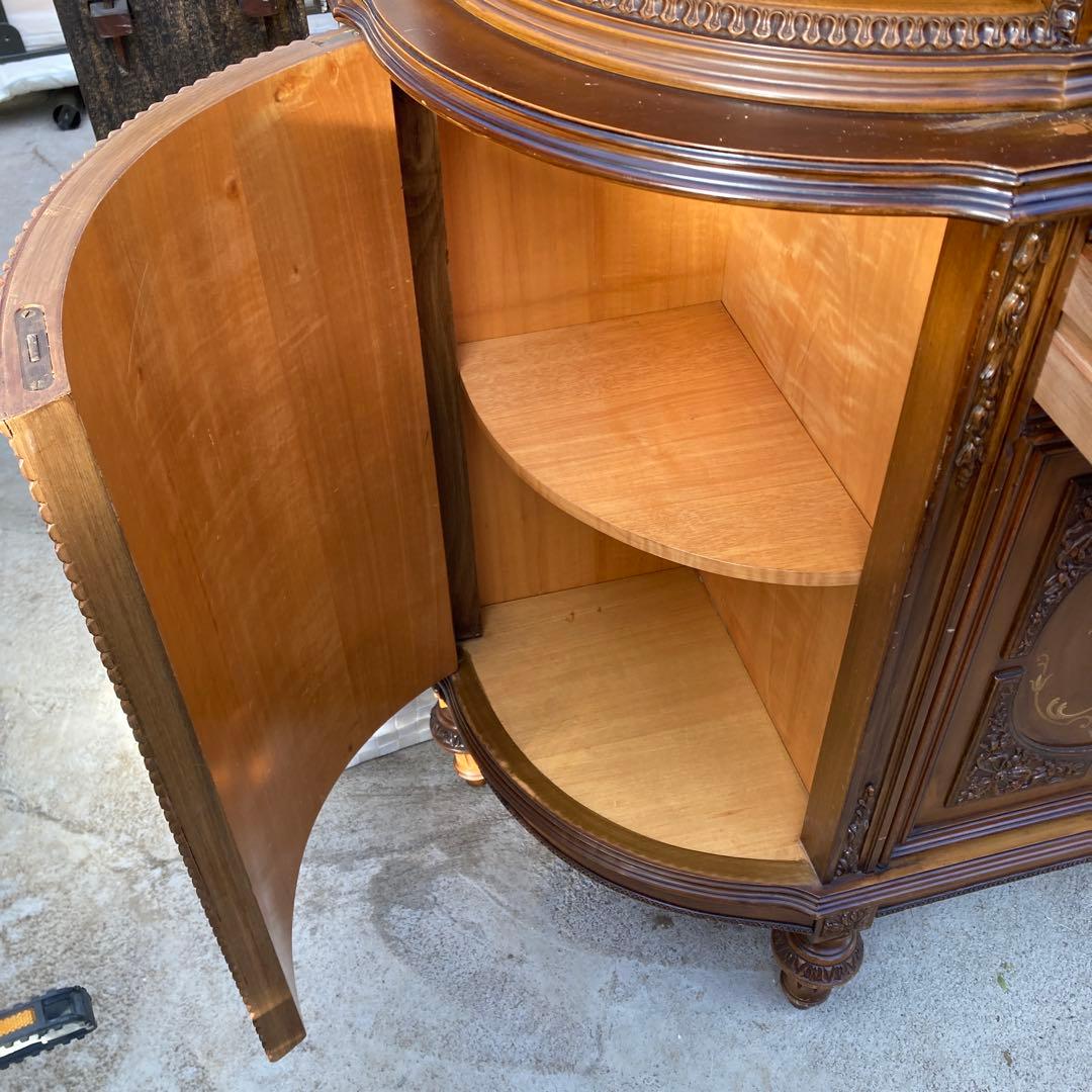 ♡*様 引き取り限定 イタリア製 ロココ 大型 ガラスキャビネット サルタレッリ