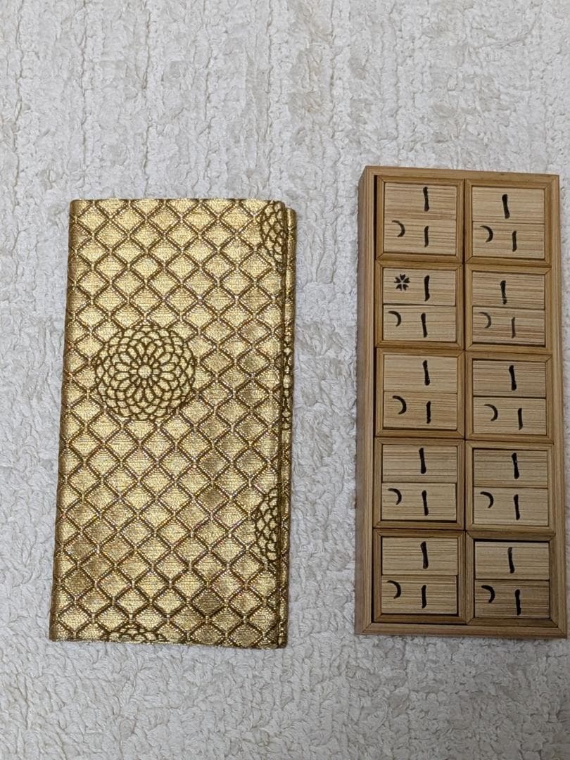 茶道具　十種香札　竹製　箱入り　長期保管品　美品
