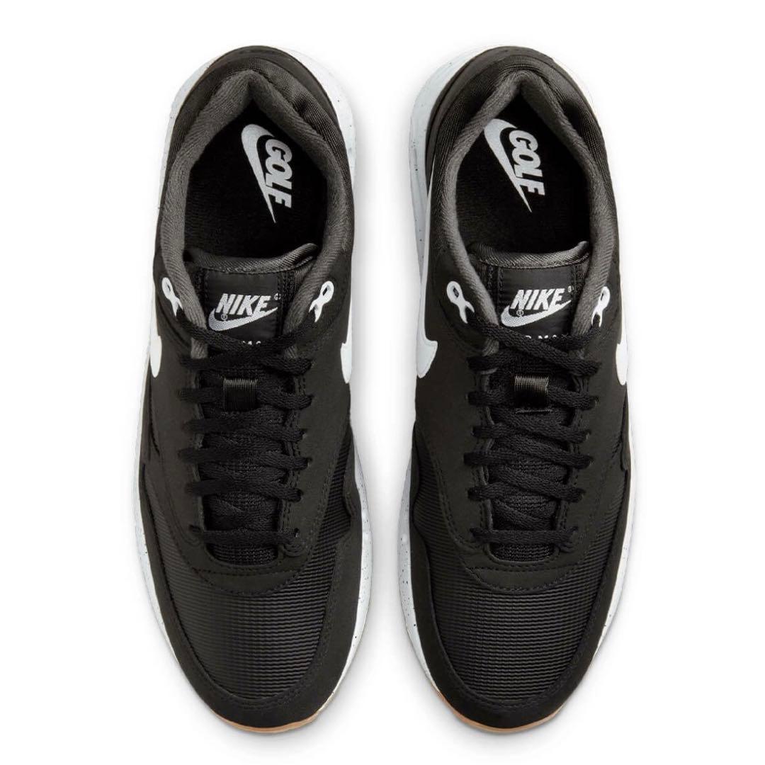 ナイキ ゴルフ 25.5cm エアマックス 1 シューズ スパイク 靴 黒