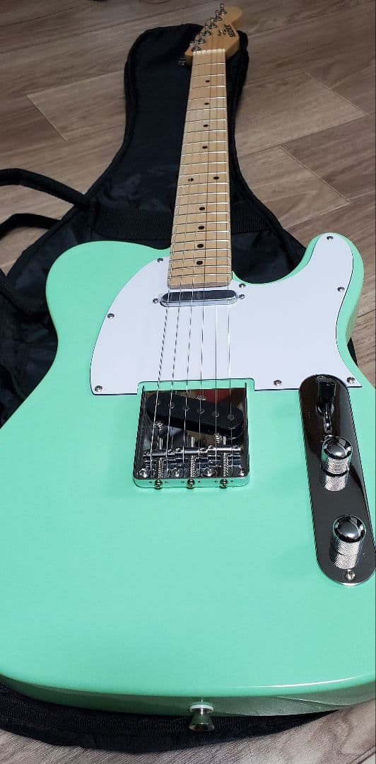 【調整済】SELDER セルダー テレキャスタイプ TL-17 サーフグリーン