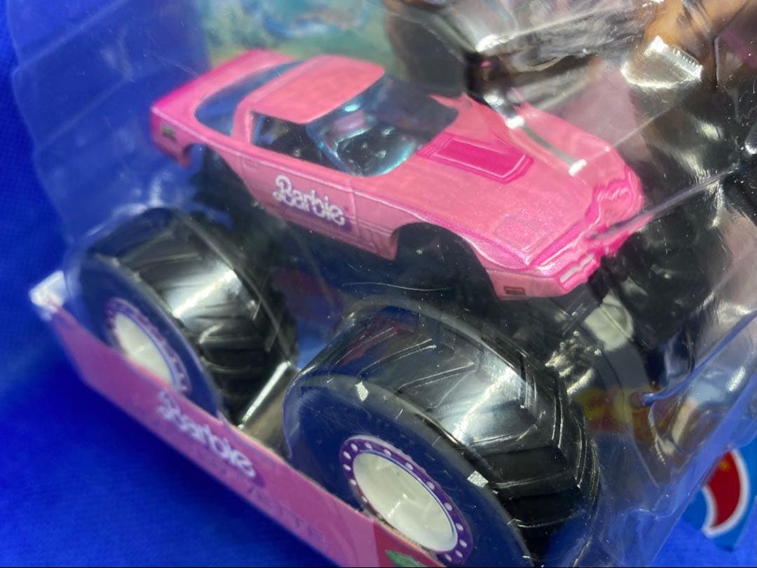 s*i様 Hotwheels Barbie Monster 'Vette 桃