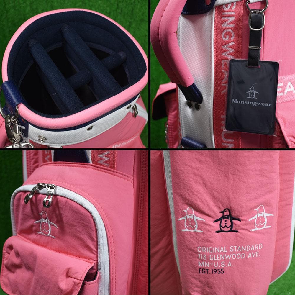 マンシングウェア/ゴルフ レディース キャディバッグ８.５型 新品！