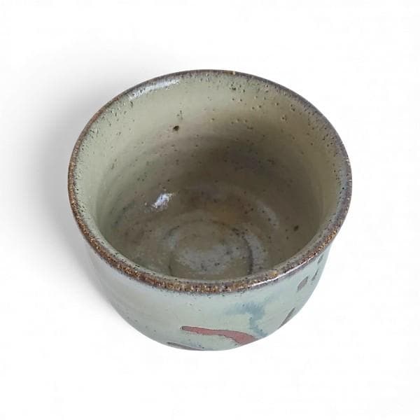 中村芳楽 作 天月窯 急須 湯呑 セット 竹製茶托付き 陶芸 茶器 煎茶器