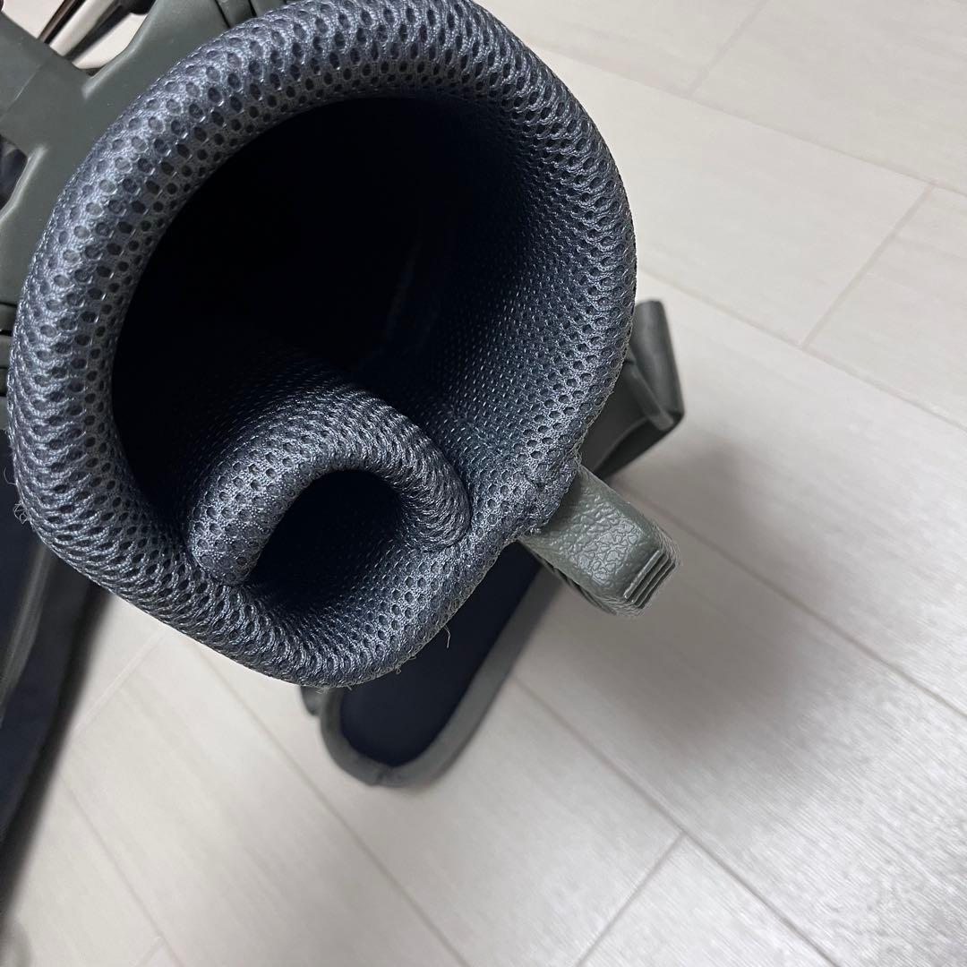 【超美品】BRIEFING GOLFセルフスタンドキャリー黒カーキ