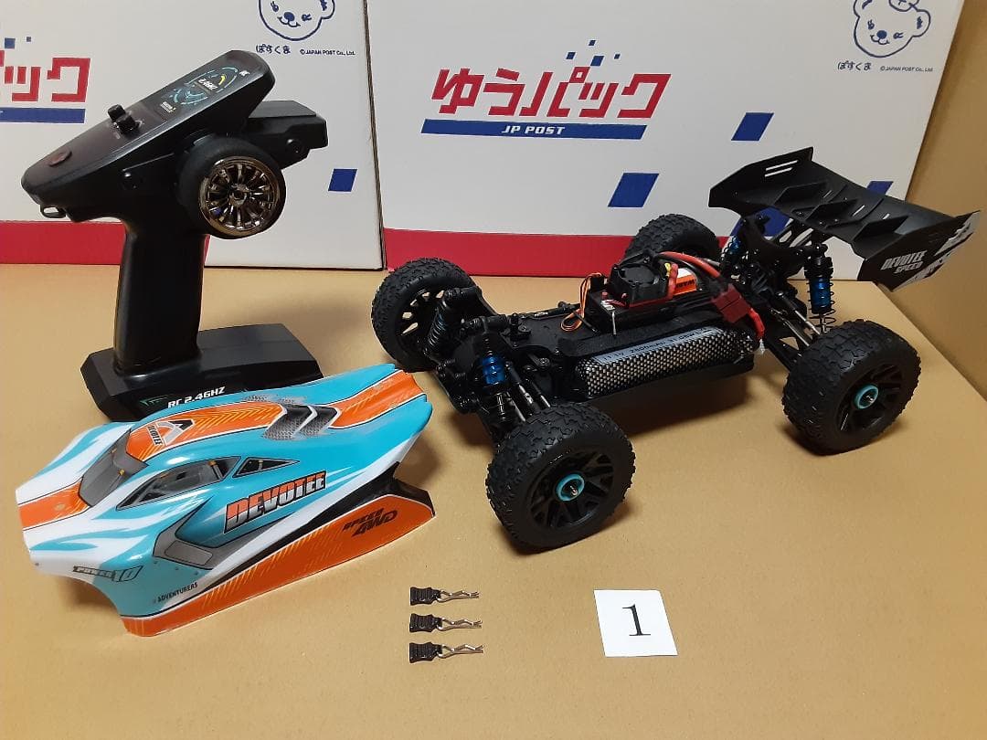 【ジャンク新品】XDKJ-001 BLUE 95km/h 3S 2800mAh①