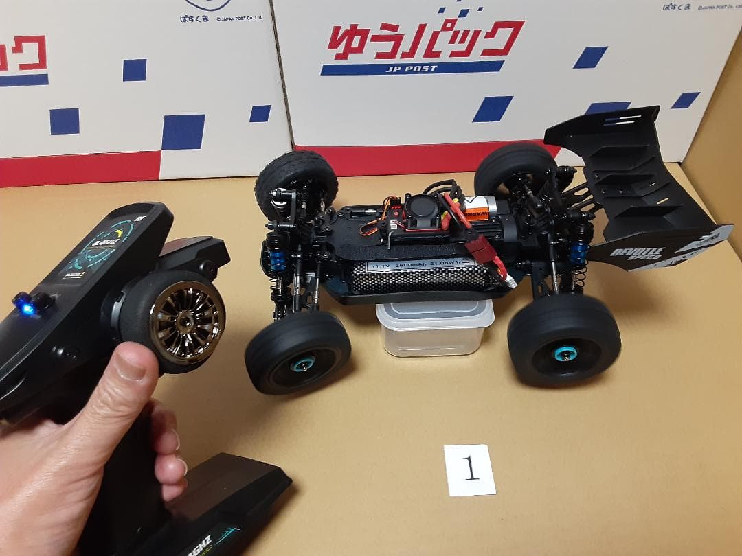 【ジャンク新品】XDKJ-001 BLUE 95km/h 3S 2800mAh①