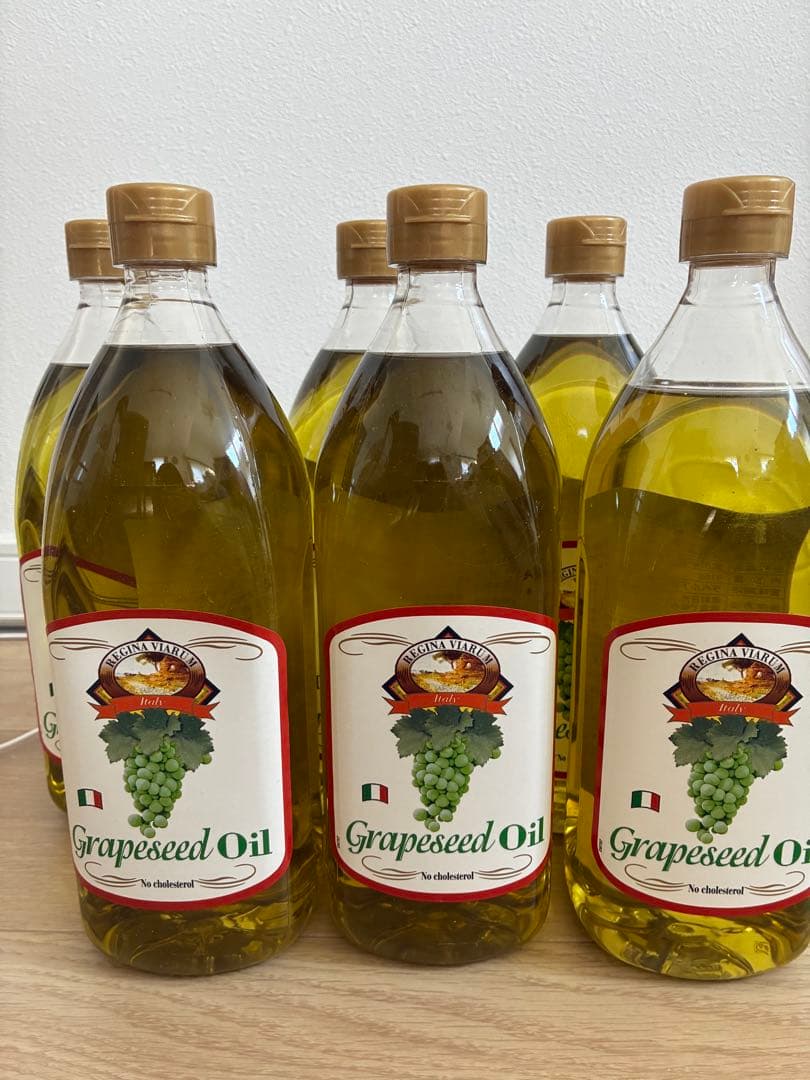 Grapeseed Oil イタリア産 ぶどう種子油　6本セット