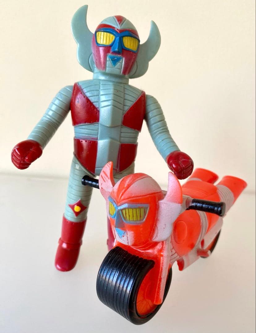 ブルマァク　電人ザボーガー　マシーンザボーガー　当時物ソフビ