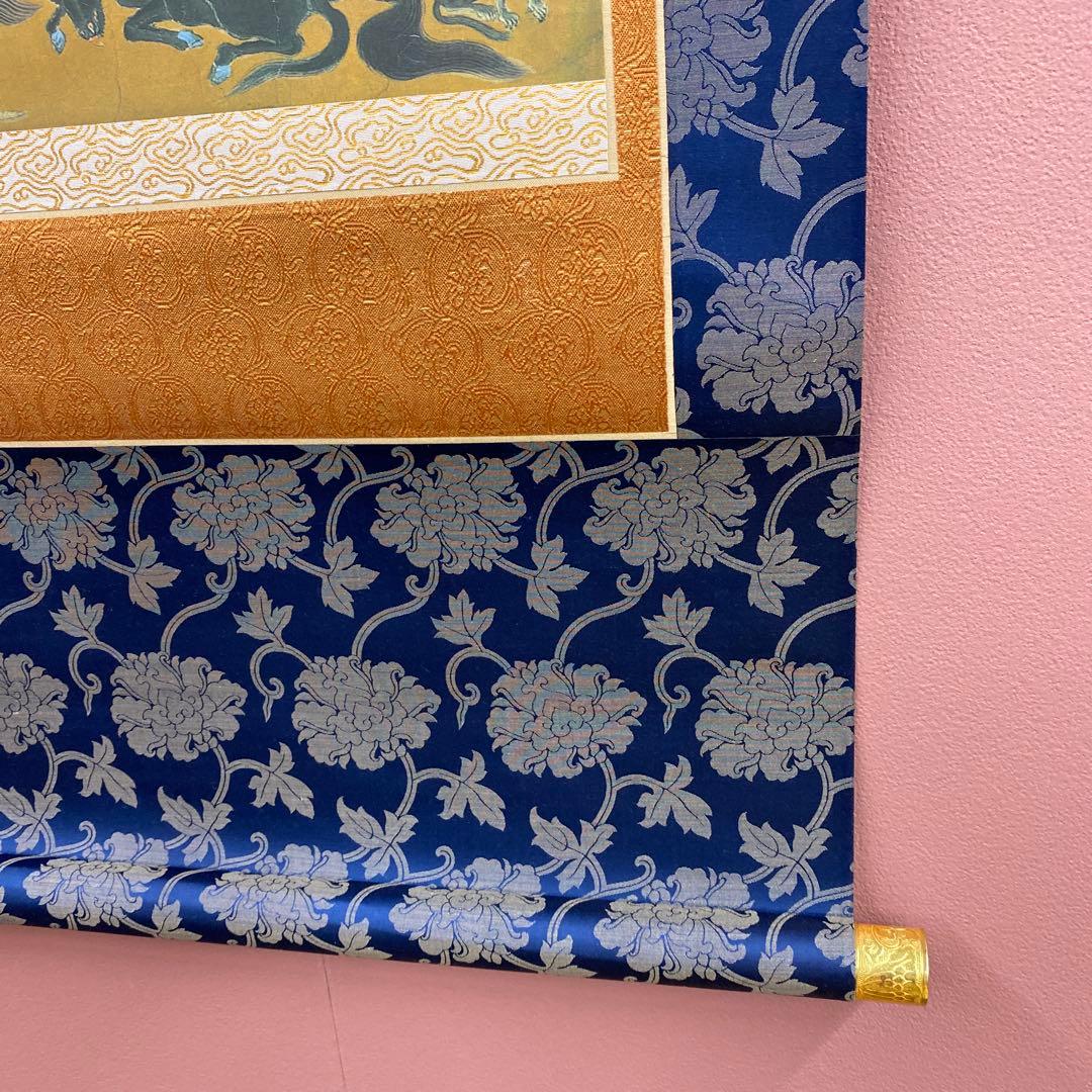 美品 掛け軸 仏画 大幅 釈迦 涅槃図 仏像 仏教美術