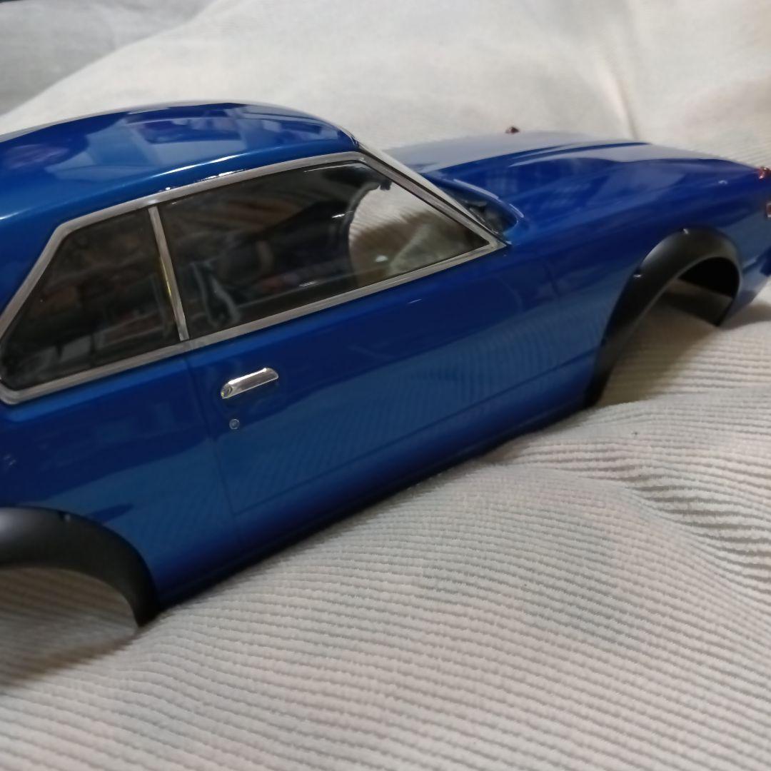 NISSAN SKYLINE ジャパン 1/10 RCカー ボディー ブルー