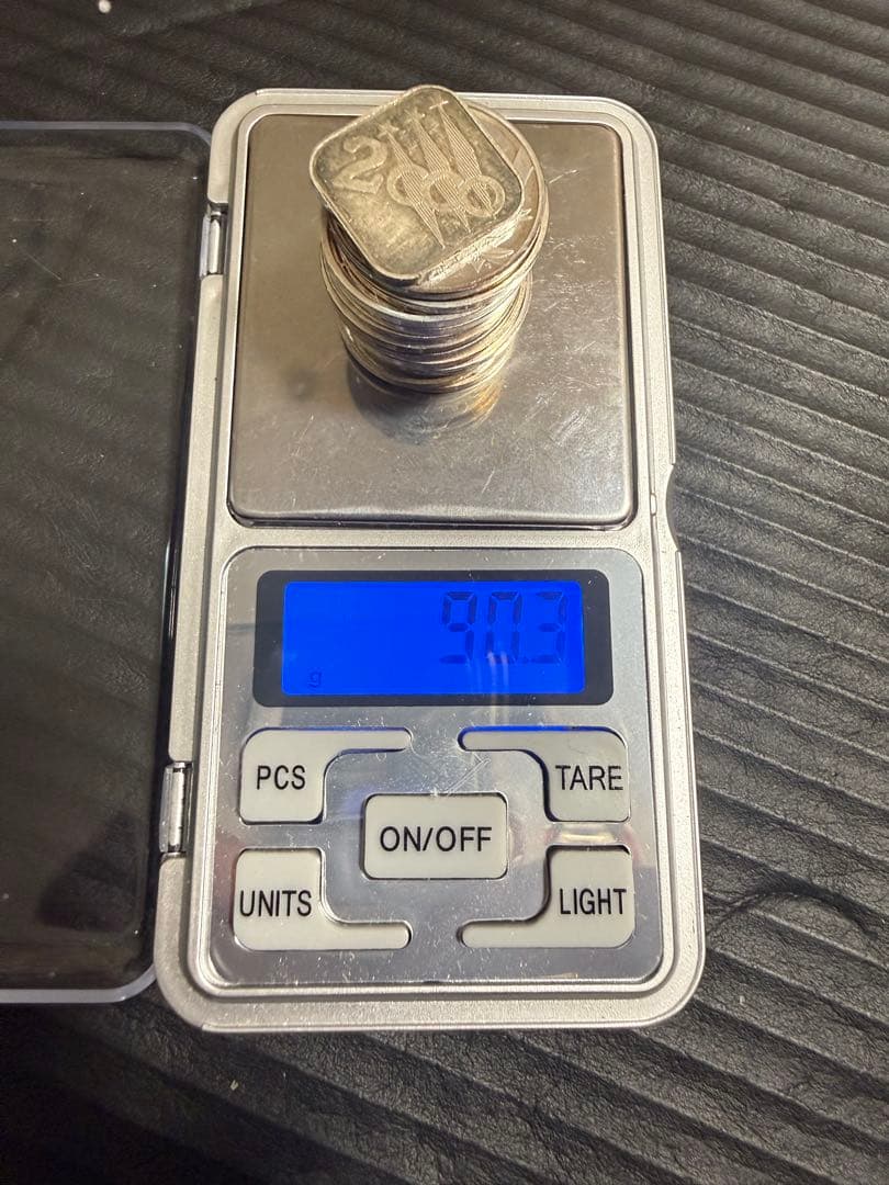 造幣局　純銀　年銘板　17枚　約90.3g