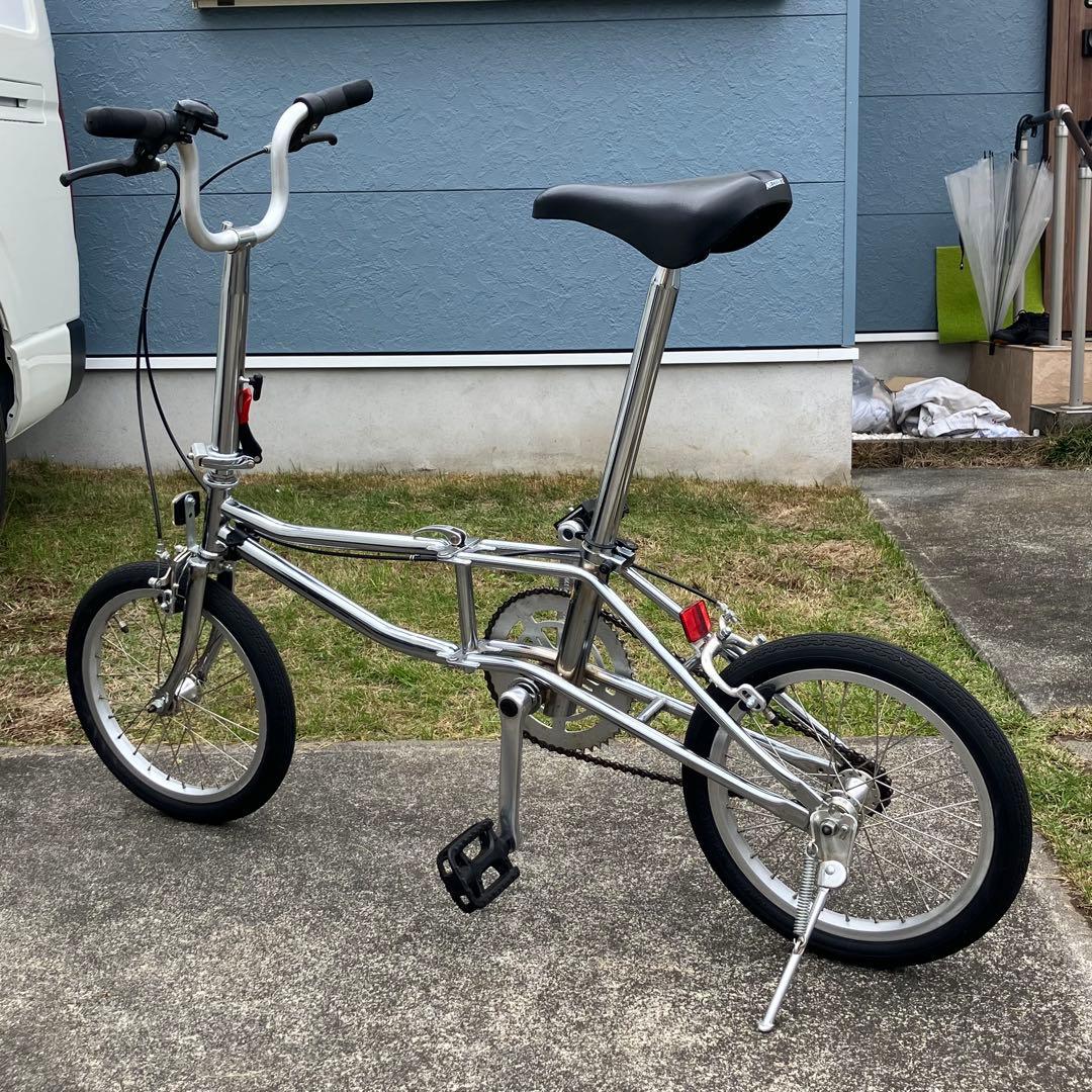 【レア】KIRA社　neo bike フルメッキ　折りたたみ自転車　台湾