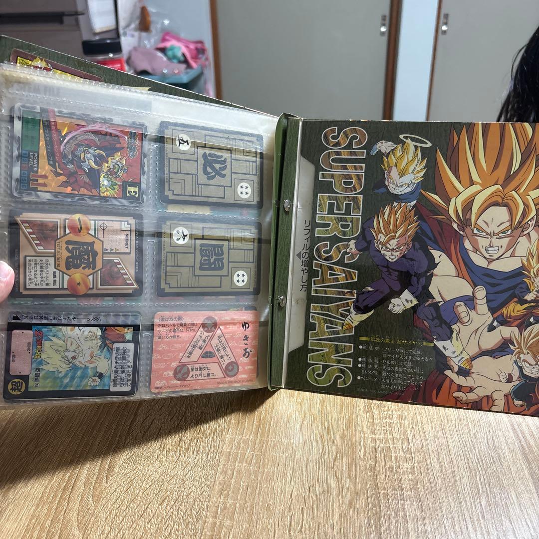 ドラゴンボールZ カードダスシステムファイルとカードセット