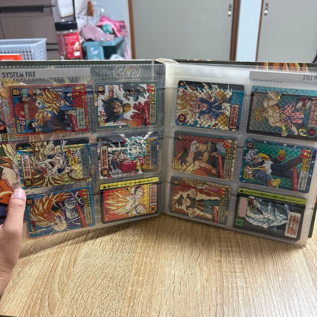 ドラゴンボールZ カードダスシステムファイルとカードセット