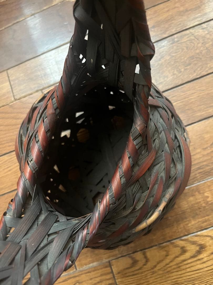 竹虎　花入　花籠　茶道具　茶道用具