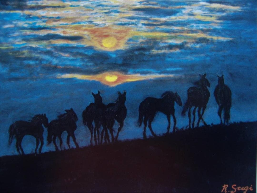 杉良太郎、「家路へ」、希少画集画、新品高級額・額装付き、状態良好