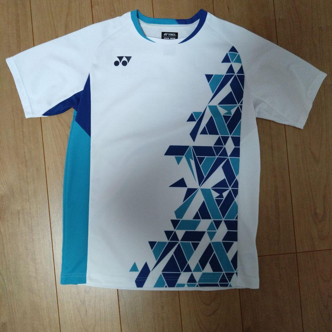 YONEX バドミントン/テニスシャツ　ホワイト/ブルー