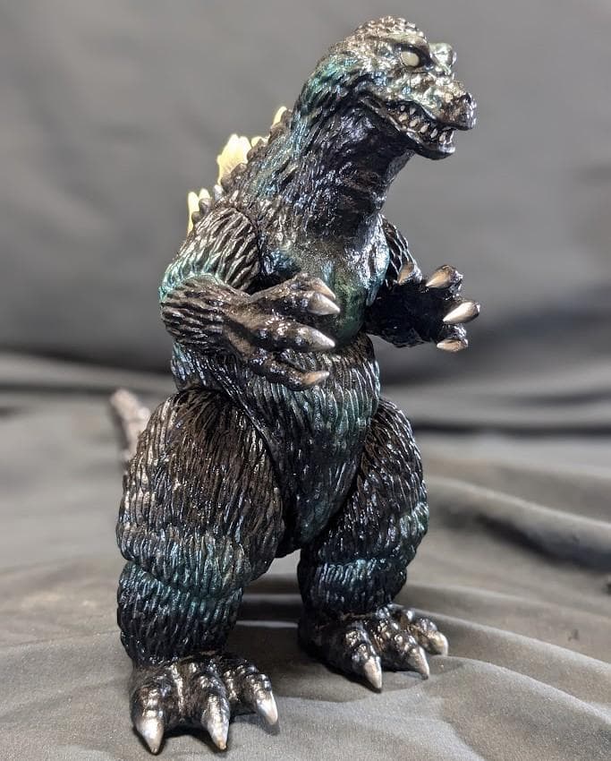 ゴジラ1962～キンゴジ（ギガブレイン）ソフビフィギュア 背ビレ蓄光版