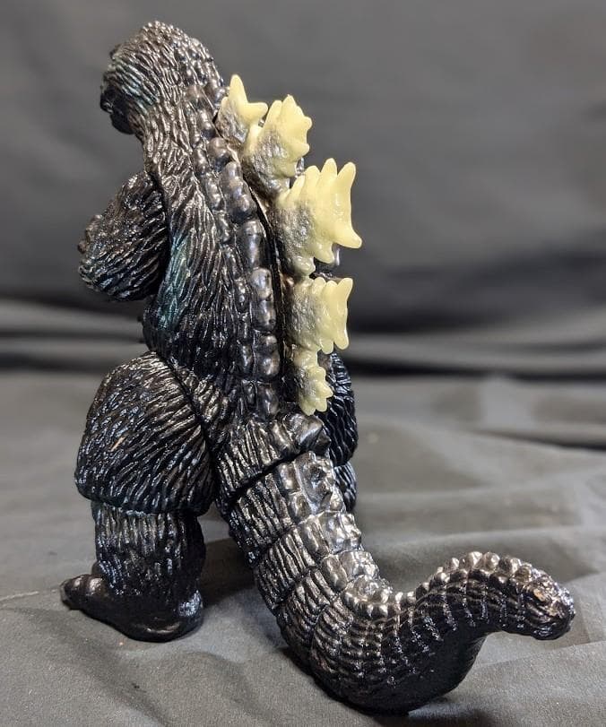 ゴジラ1962～キンゴジ（ギガブレイン）ソフビフィギュア 背ビレ蓄光版