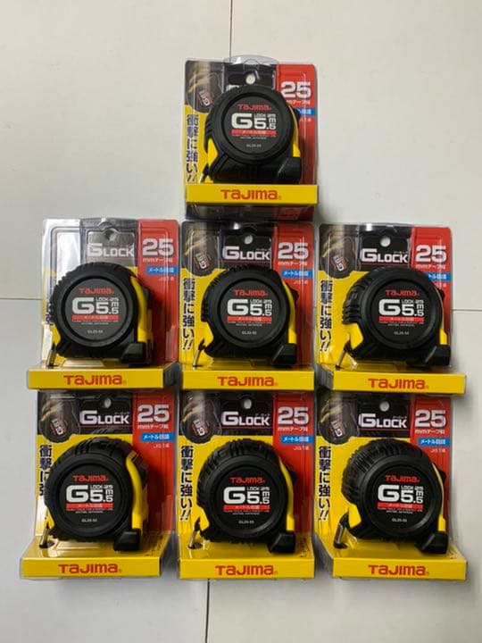 タジマ スケール コンベックス Gロック-25 GL25-55BL×7個