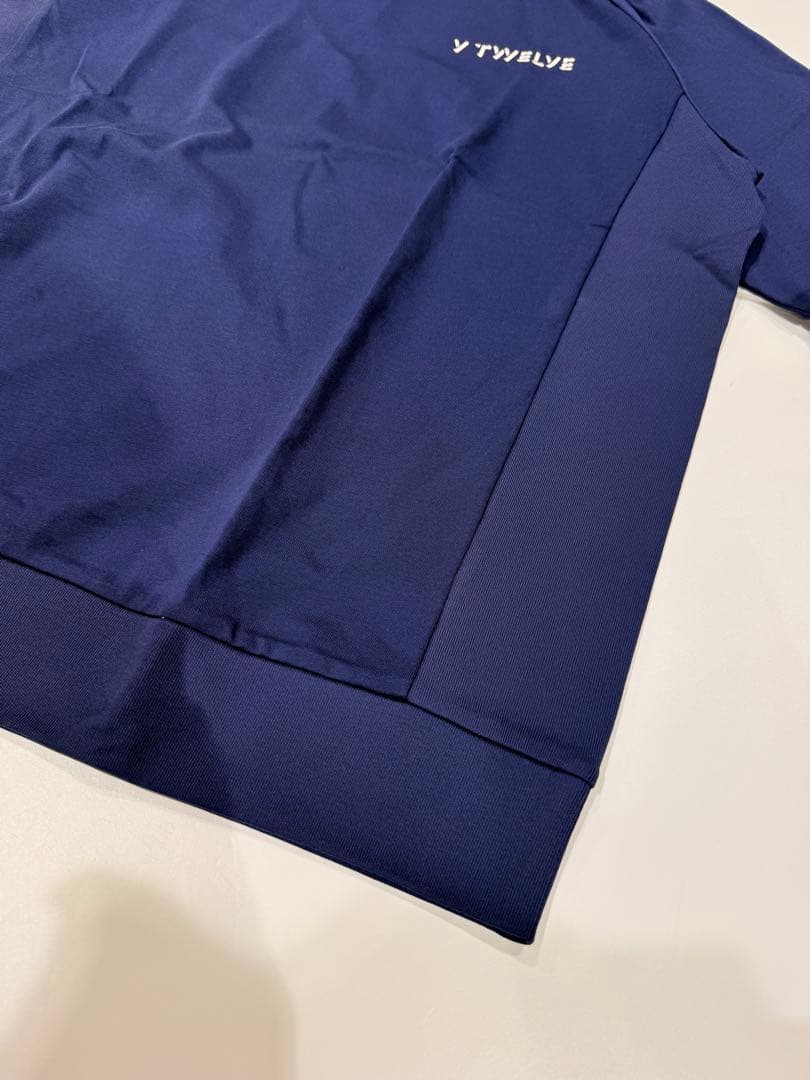 【新品】ヴィトゥエルヴ　ゴルフ　メンズ　ポロ　シャツ　ネイビー　L