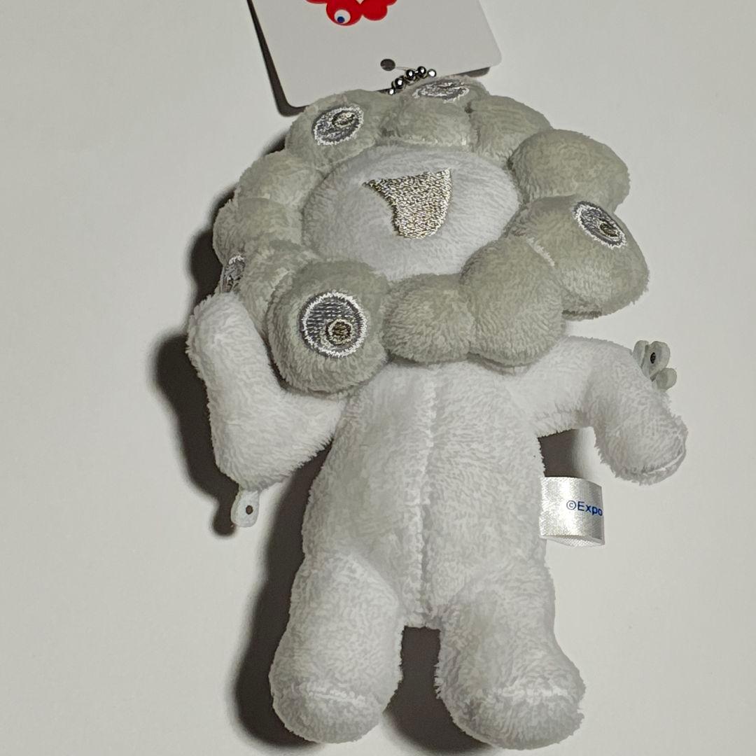 白ミャクミャク ボールチェーンマスコット ABC ぬいぐるみ