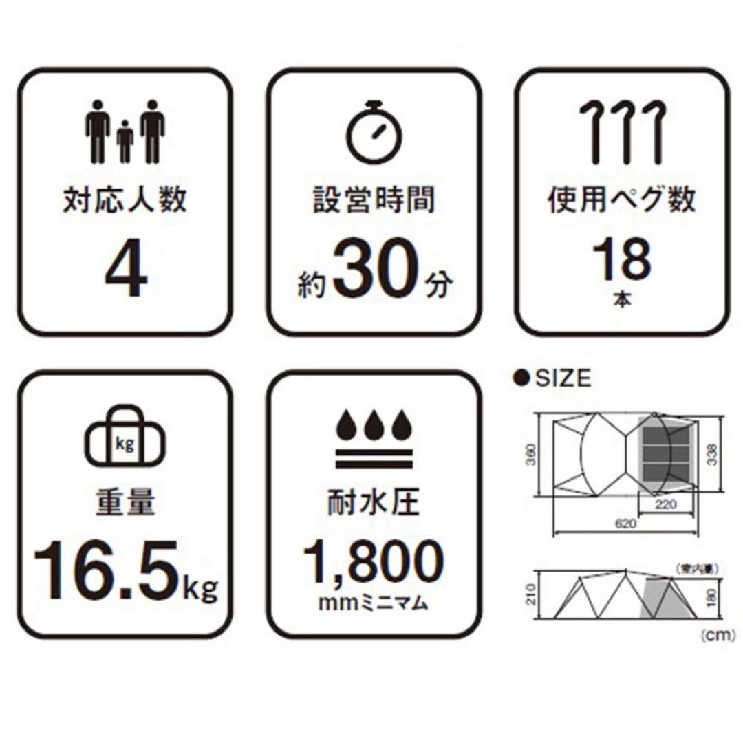 スノーピーク ランドネストシェルター