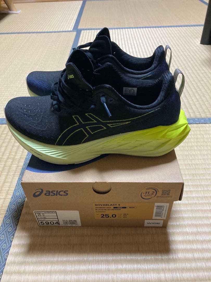 スパイク・シューズ ASICS NOVABLAST 4 25.0cm WIDE