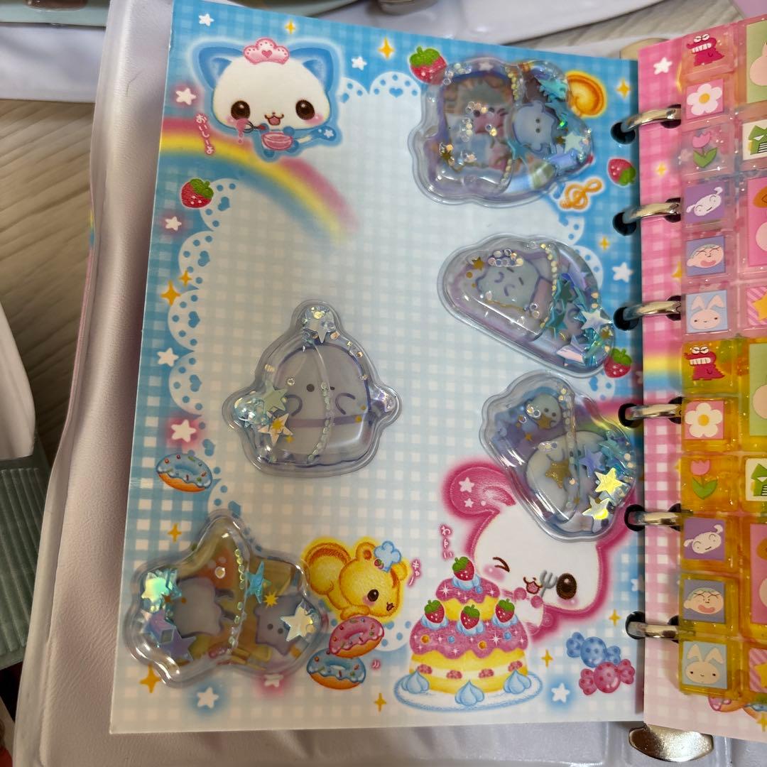 シール帳　シール付き6冊セット　ボンボンドロップ　ウォーター　タイル　おはじき