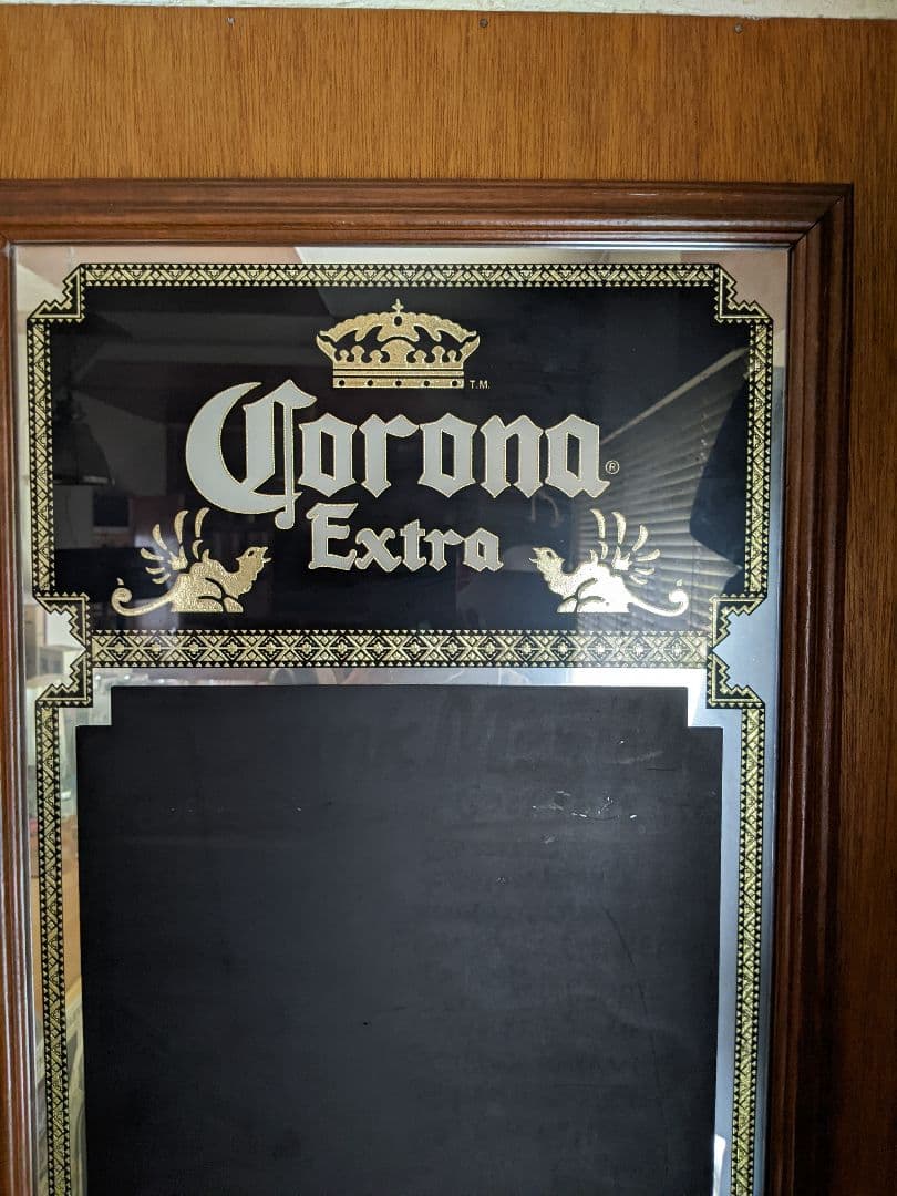 Corona Extra 　パブミラー　黒板式メニューボード