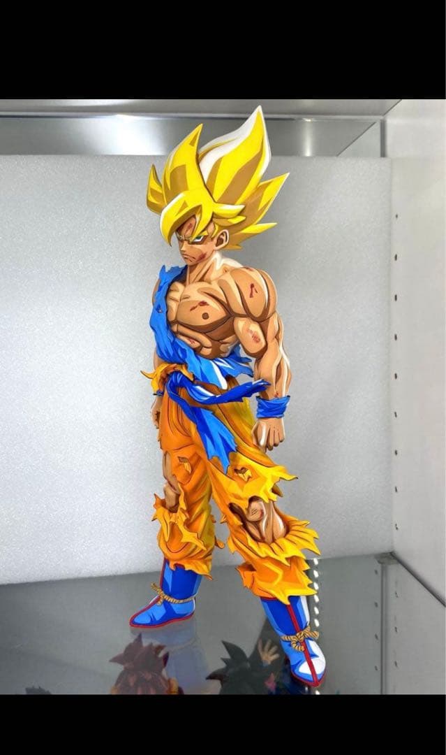 改修リペイント　ドラゴンボール　伝説の超サイヤ人　孫悟空　2D 二次元彩色