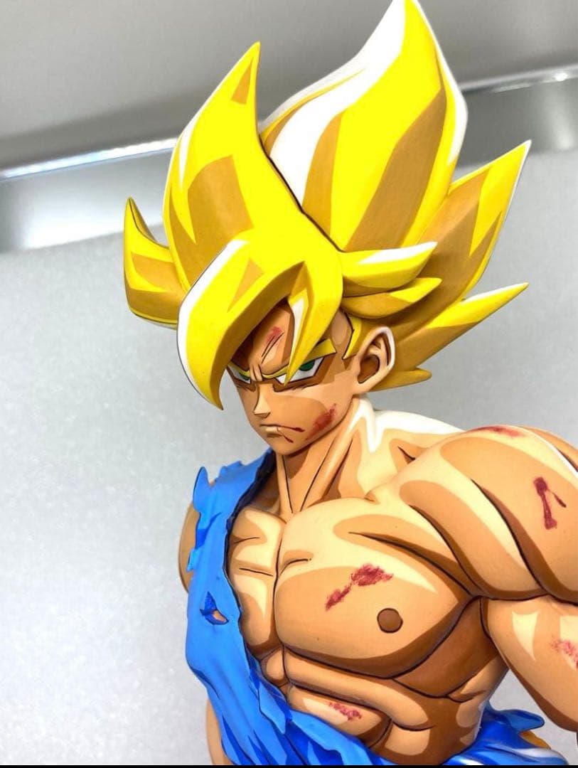改修リペイント　ドラゴンボール　伝説の超サイヤ人　孫悟空　2D 二次元彩色