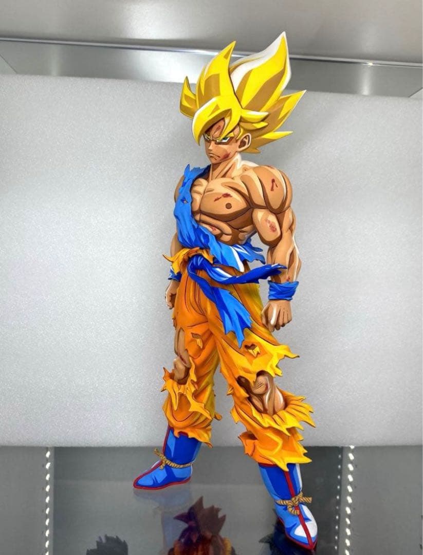 改修リペイント　ドラゴンボール　伝説の超サイヤ人　孫悟空　2D 二次元彩色