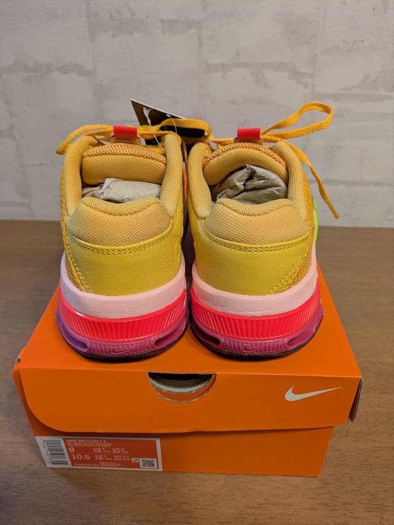 ナイキ メトコン 7 X ジム 筋トレ トレーニングシューズ 黄 27cm
