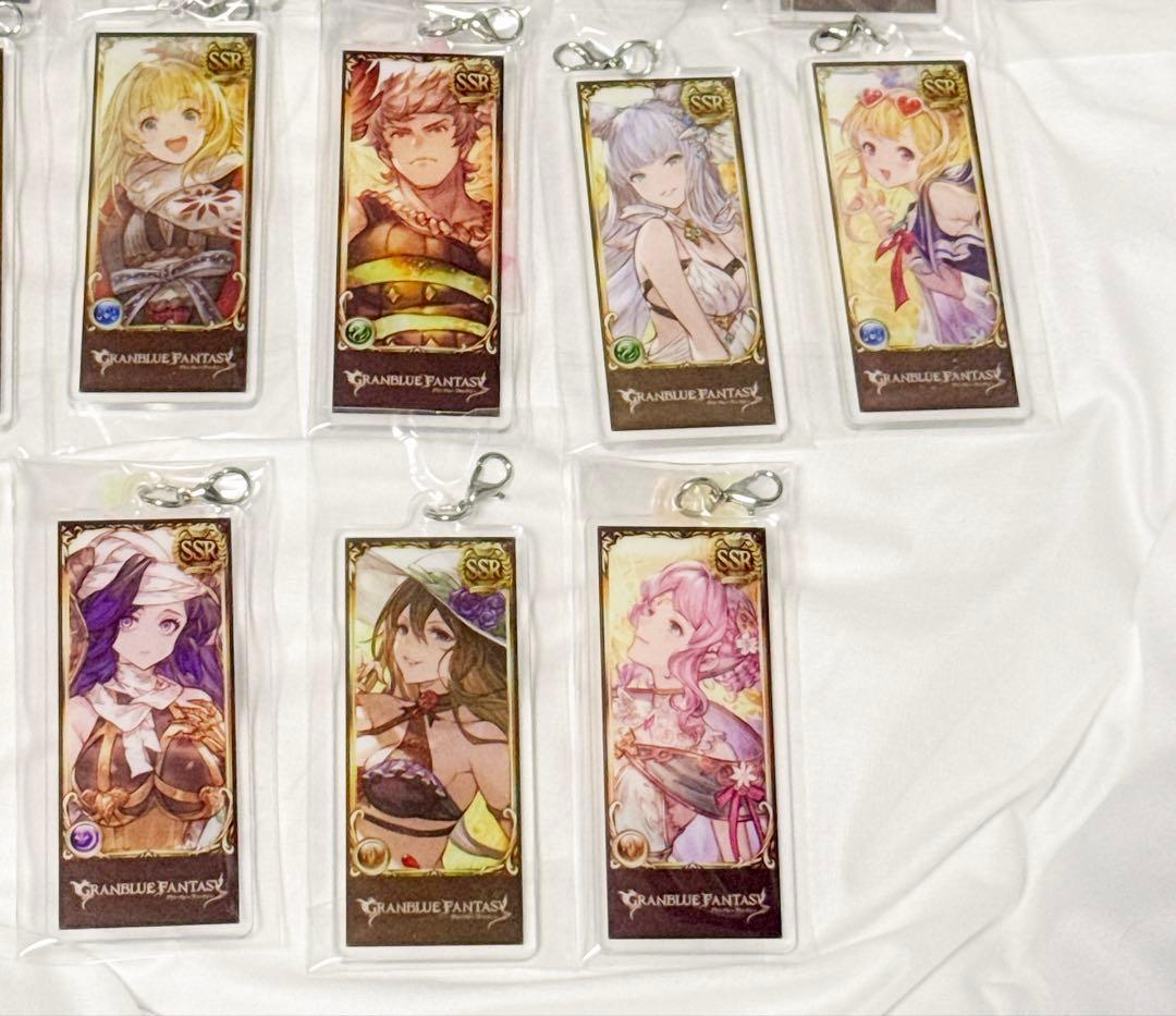 グラブル 編成アクリルチャーム まとめ売り グランブルーファンタジー